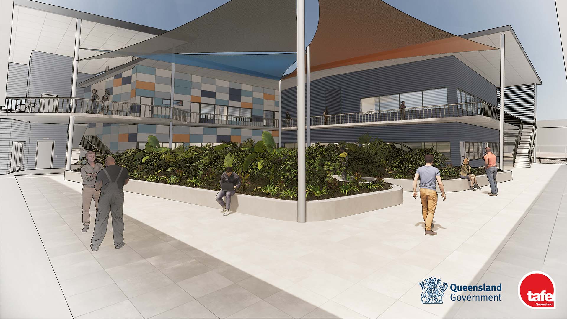 Artist impression of upgade to Great Barrier Reef International Marine College